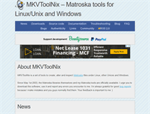 Tablet Screenshot of mkvtoolnix-releases.bunkus.org